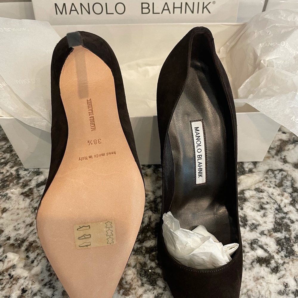 BB Manolo Blahnik Pumps - Brown - Picture 4 of 6